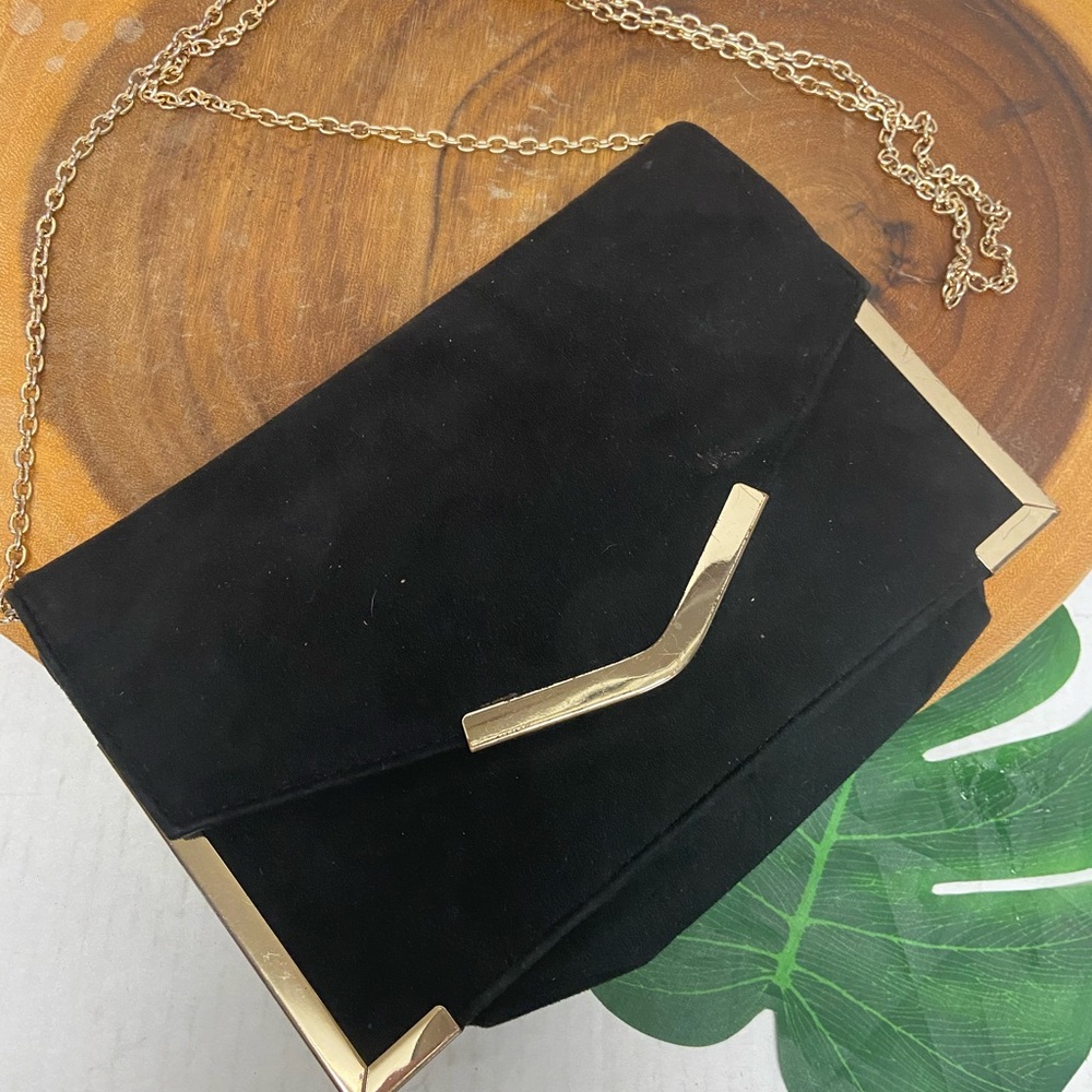 Call it Spring Convertible Clutch Faux Suede